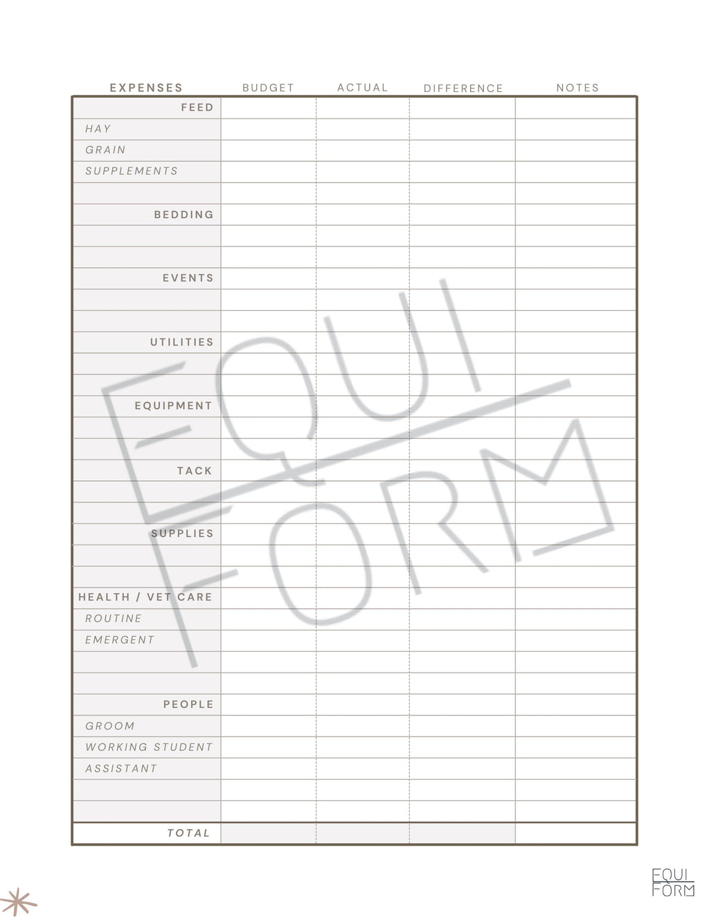 Riding Instructor Planner 2026-2028