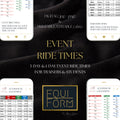 Event Ride Times Chart