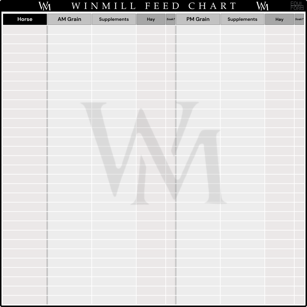 Feed Room Dry Erase Whiteboard