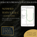 2026 USEA Modified Dressage Test Diagrams