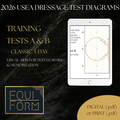 2026 USEA Training Dressage Test Diagrams