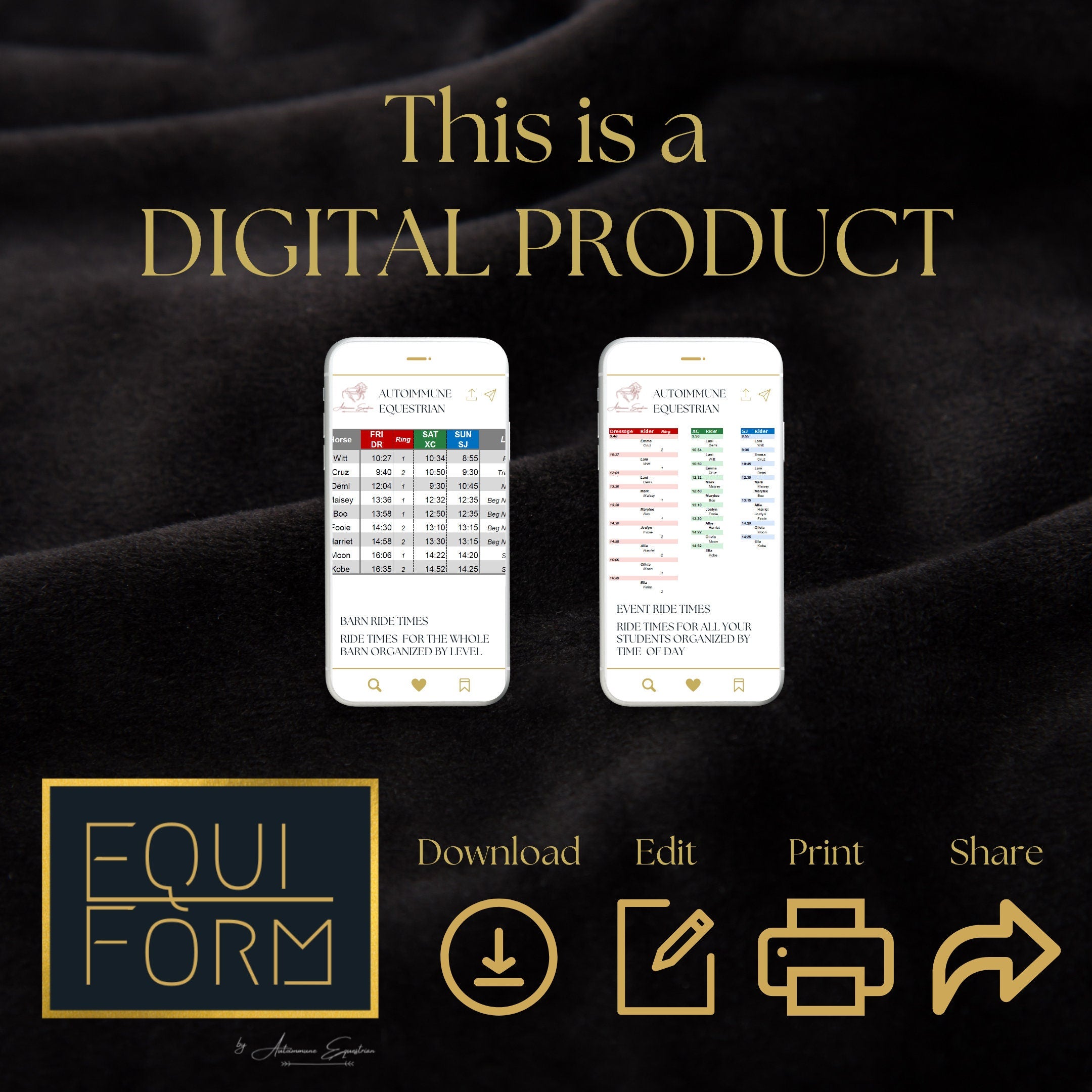 Event Ride Times Chart