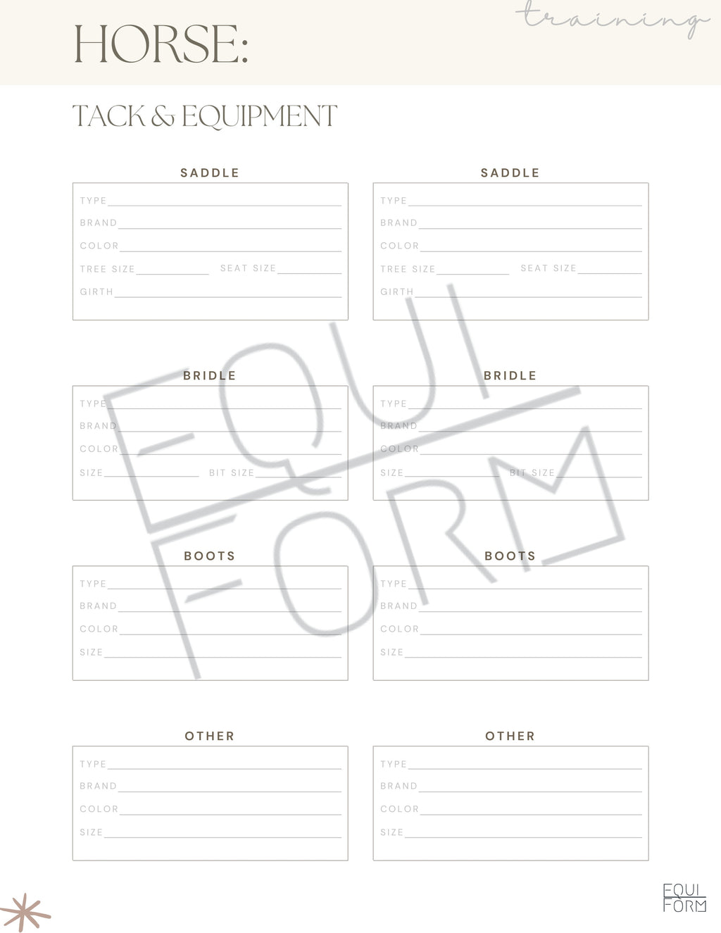 Equine Barn Management Planner 2026-2028