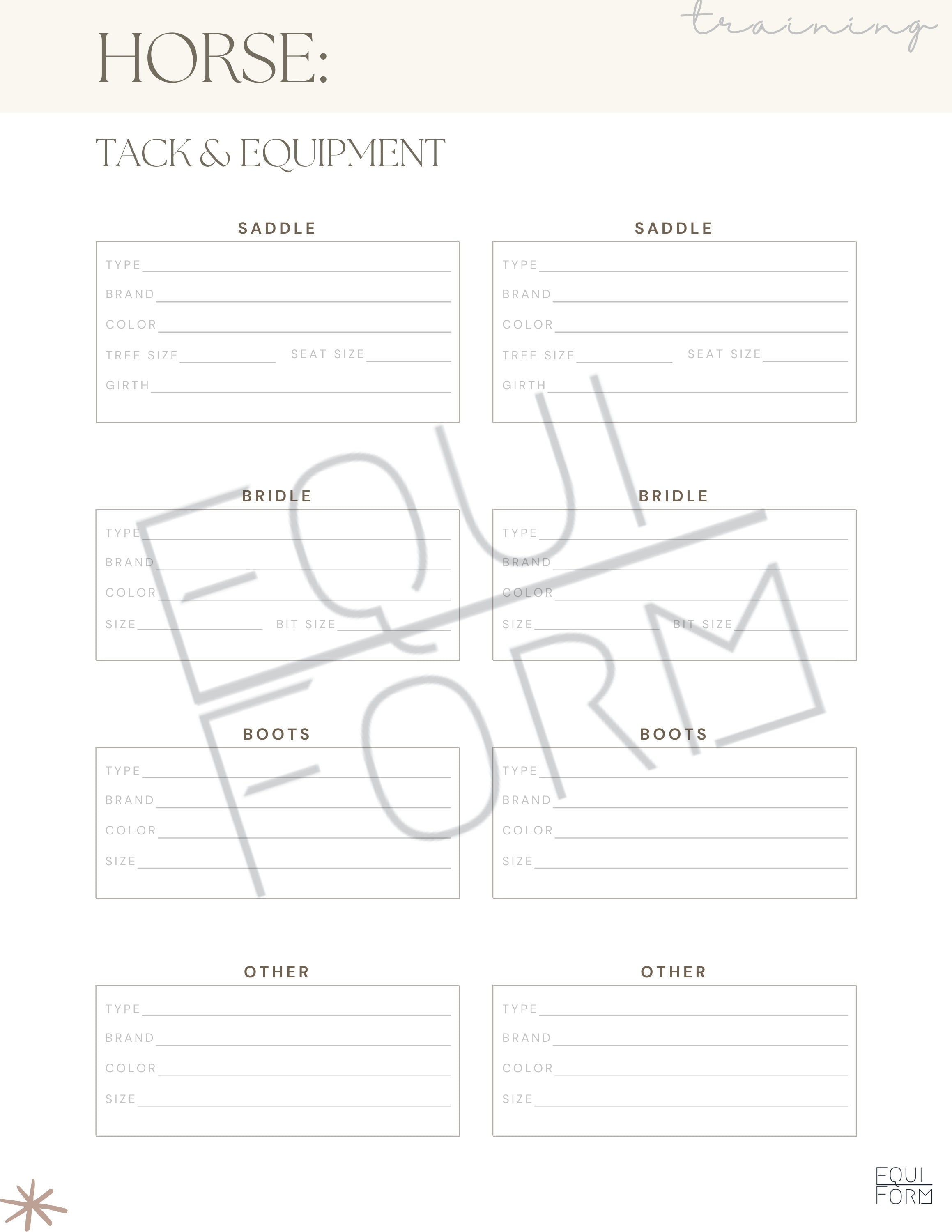 Equine Barn Management Planner 2026-2028