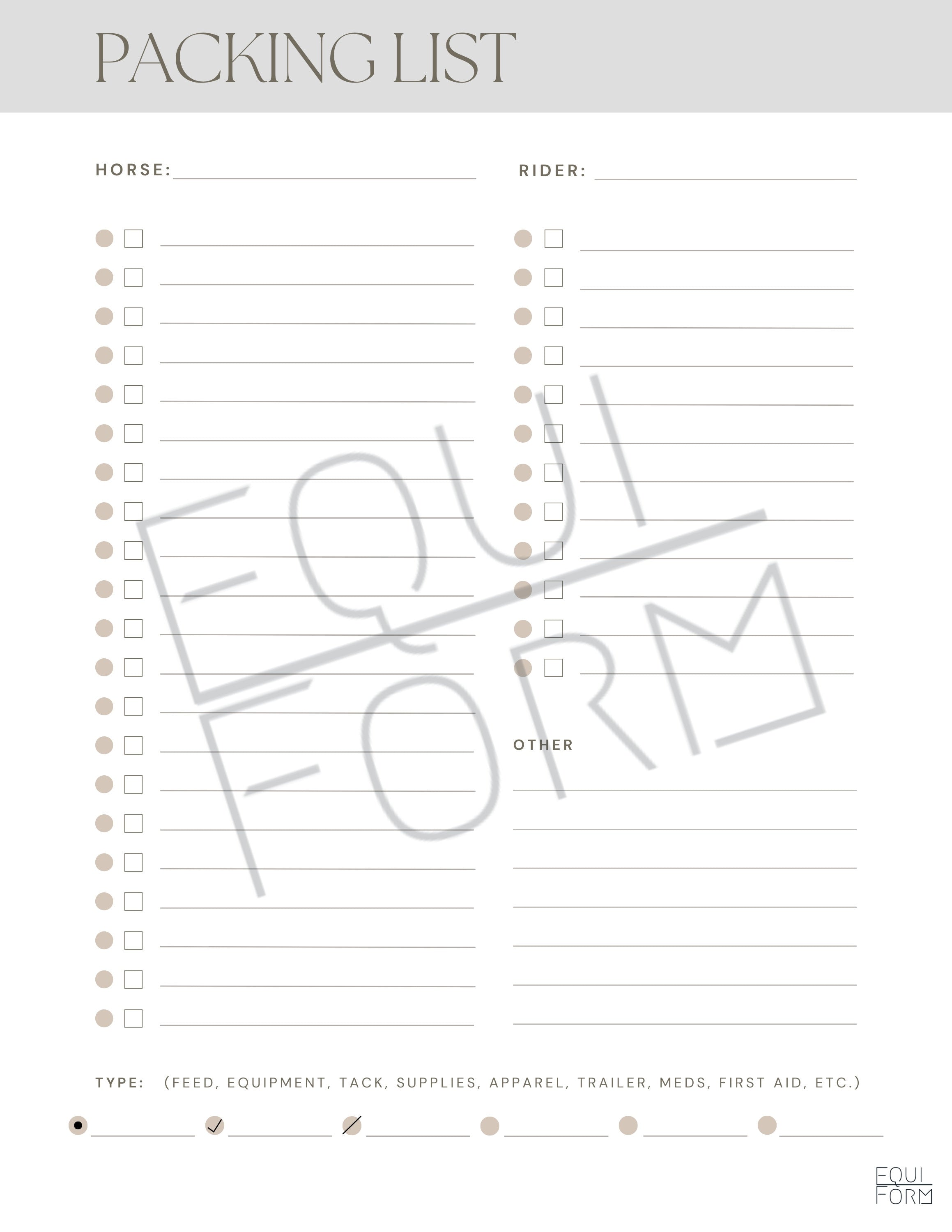 Equine Barn Management Planner 2026-2028