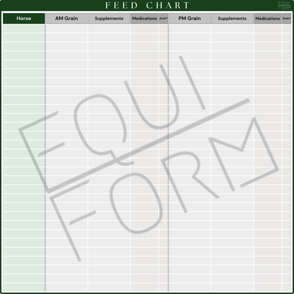 Feed Room Dry Erase Whiteboard